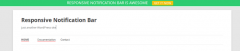 Responsive Notification Bar screenshot 2