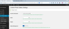 Custom Photo Gallery Wordpress screenshot 1