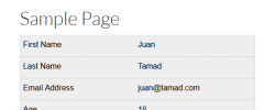 Responsive Table screenshot 3