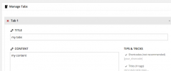 Responsive Tabs screenshot 3