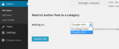 Restrict Author Posting screenshot 1
