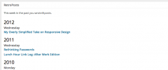 RetroPosts screenshot 1
