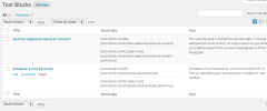Reusable Text Blocks screenshot 1