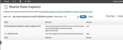 Rewrite Rules Inspector screenshot 1