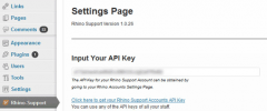 Rhino Support for WordPress screenshot 2
