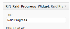 Rift Raid Progress Widget screenshot 3