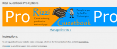 Rizzi Guestbook screenshot 1