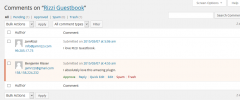Rizzi Guestbook screenshot 2