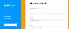 Rizzi Guestbook screenshot 3