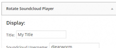Rotate Soundcloud Player screenshot 2