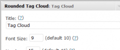 Rounded Tag Cloud screenshot 2