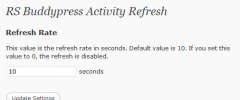 RS Buddypress Activity Refresh screenshot 3