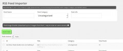 RSS Feed Importer screenshot 1