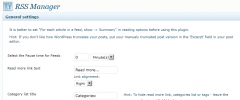 RSS Manager screenshot 1