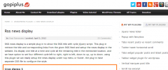 Rss news display screenshot 1