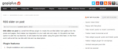 Rss slider on post screenshot 1