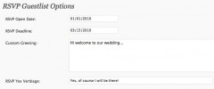 RSVP Plugin screenshot 2