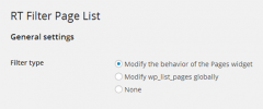 RT Filter Page List screenshot 1