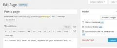 RT Hide Posts Page Editor screenshot 1