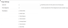 RunKeeper WordPress Activity Feed screenshot 4