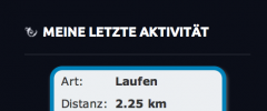 Runtastic Widget screenshot 1