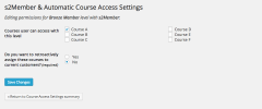 S2Member Addon for WP Courseware screenshot 2