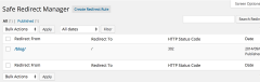 Safe Redirect Manager screenshot 1