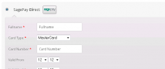 WooCommerce SagePay Direct Payment Gateway screenshot 2