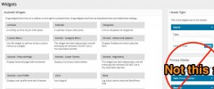 Sane Widget Sidebar Management screenshot 2