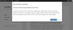 SBModal screenshot 2