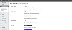 Scheduled Announcements Widget screenshot 2
