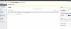 Scheduled Announcements Widget screenshot 3