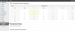 Scheduled Posts Calendar screenshot 1