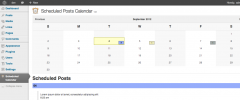 Scheduled Posts Calendar screenshot 2
