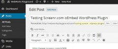 Screenr oEmbed screenshot 1