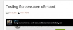 Screenr oEmbed screenshot 2