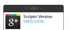 Scriptrr Google + Activity Feed widget screenshot 1