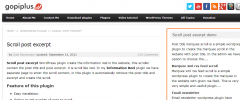 Scroll post excerpt screenshot 1