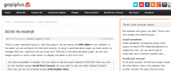 Scroll rss excerpt screenshot 1