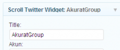 Scroll Twitter Widget screenshot 1