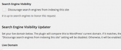 Search Engine Visibility Updater screenshot 1