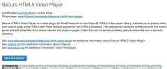Secure HTML5 Video Player screenshot 1