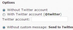 Send to Twitter screenshot 1