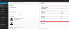 SEO Stats Widget screenshot 2
