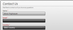 Creative Contact Form screenshot 1