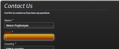 Creative Contact Form screenshot 4