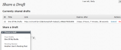 Share a Draft screenshot 1