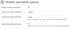 Shashin permalinks screenshot 1