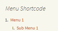 Shortcode Menu screenshot 3