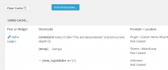 Shortcodes In Use screenshot 2